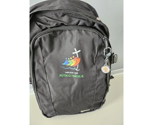 Ruksak s potlačou jubilejného roka 2025