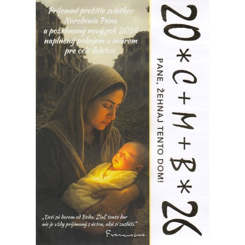 Nálepka s požehnaním príbytku - 2026