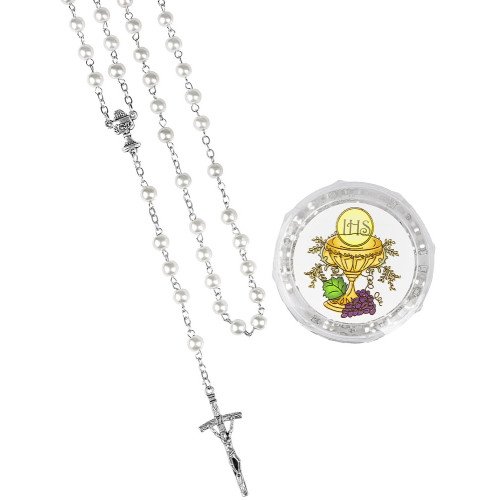 Ruženec s krabičkou (R06KB) - biely