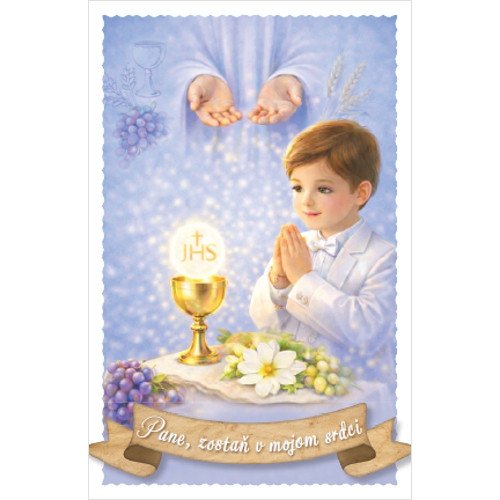 Obrázok lam. (Z060) Pane, zostaň v mojom srdci - modrý